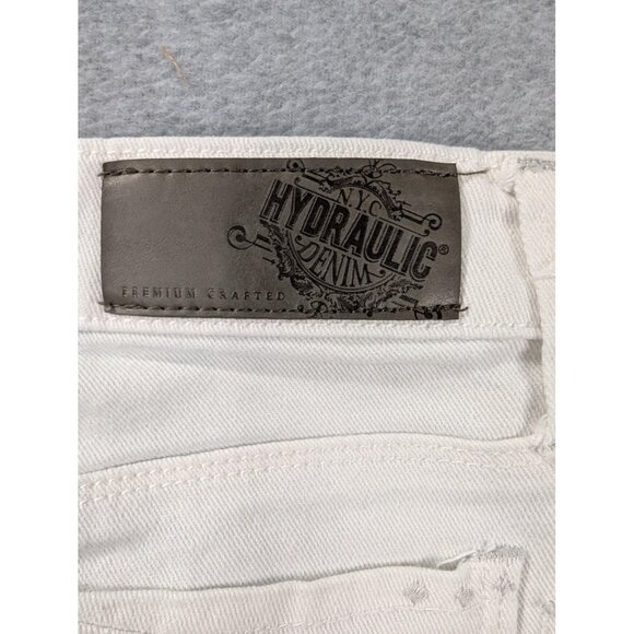 Hydraulic Jeans Womens 14 White Nolita Skinny Stretch Five Pocket HJ041038216 - Picture 12 of 15